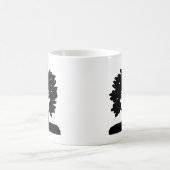 Digitaal Karakterportret van man met dreads Koffiemok (Center)