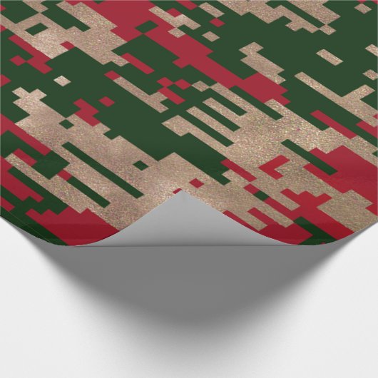 Digitaal kerstinpakpapier cadeaupapier (Hoek)