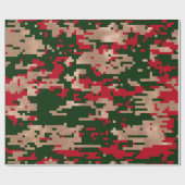 Digitaal kerstinpakpapier cadeaupapier (Vlak)