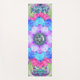 Digitaal kleurrijk Mandala Yogamat