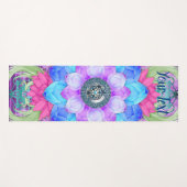 Digitaal kleurrijk Mandala Yogamat (Voorkant (horizontaal))