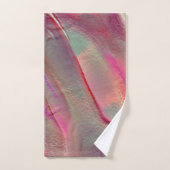 Digitaal koraalachtig rotsverzaking, perzikkleurig bad handdoek (Handdoek)