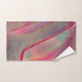 Digitaal koraalachtig rotsverzaking, perzikkleurig bad handdoek (Handdoek)