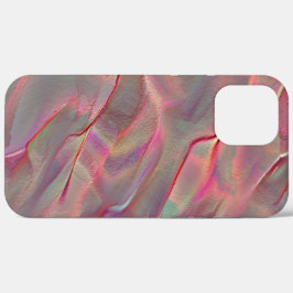 Digitaal koraalachtig rotsverzaking, perzikkleurig Case-Mate iPhone case