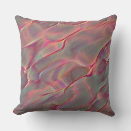 Digitaal koraalachtig rotsverzaking, perzikkleurig kussen
