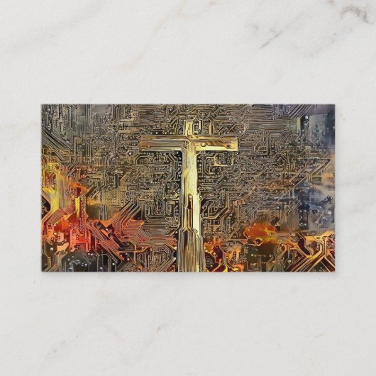 Digitaal kruis visitekaartje (Voorkant)