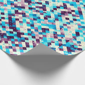 Digitaal kunstmatig abstract patroon. Abstracte ge Cadeaupapier (Hoek)