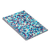 Digitaal kunstmatig abstract patroon. Abstracte ge Notitieboek (Rechterzijde)