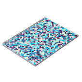 Digitaal kunstmatig abstract patroon. Abstracte ge Notitieboek (Linkerzijde)