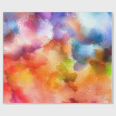 Digitaal kunstmatig abstract patroon. Hand tekenin Cadeaupapier (Vlak)