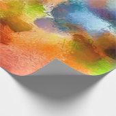 Digitaal kunstmatig abstract patroon. Hand tekenin Cadeaupapier (Hoek)