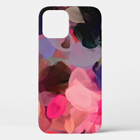 Digitaal kunstmatig abstract patroon. Hand tekenin Case-Mate iPhone Case (Achterkant)