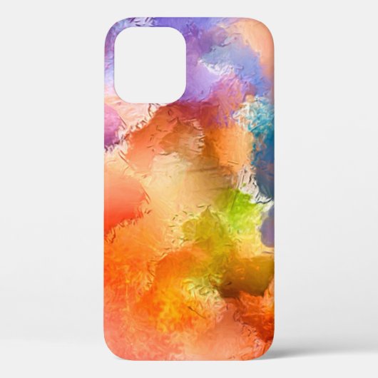 Digitaal kunstmatig abstract patroon. Hand tekenin Case-Mate iPhone Case (Achterkant)