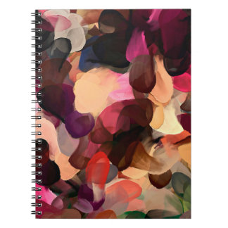 Digitaal kunstmatig abstract patroon. Hand tekenin Notitieboek