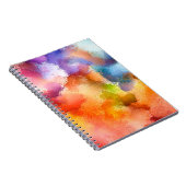 Digitaal kunstmatig abstract patroon. Hand tekenin Notitieboek (Rechterzijde)