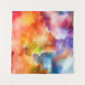 Digitaal kunstmatig abstract patroon. Hand tekenin Wandkleed (Voorkant (horizontaal))