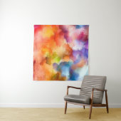 Digitaal kunstmatig abstract patroon. Hand tekenin Wandkleed (In Situ (horizontaal))