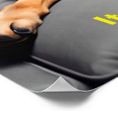 Digitaal Kunstportret, Duitse Shepard Meme Grappig Poster (Hoek)