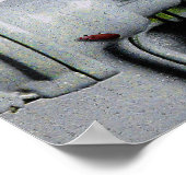 Digitaal kunstwerk voor groene engine poster (Hoek)