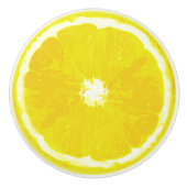 Digitaal laagje lemon Slice-schilderij Keramische Knop (Voorkant)