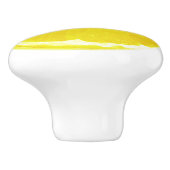 Digitaal laagje lemon Slice-schilderij Keramische Knop (Zijkant)