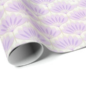 Digitaal lavenderbloemenpatroon, pakpapier (Rol Hoek)