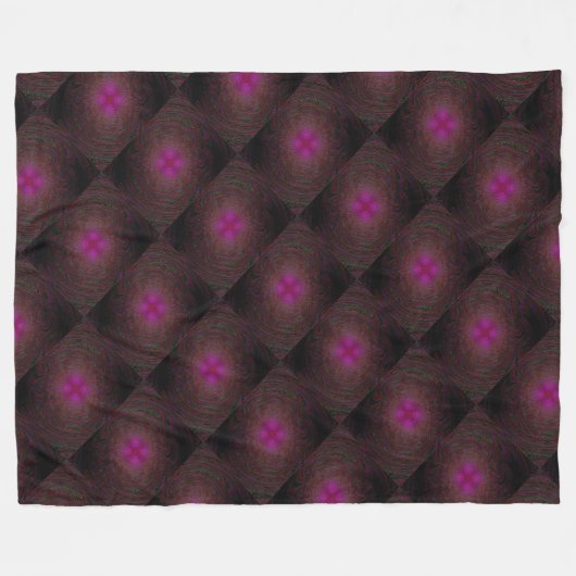 Digitaal licht 1 fleece deken (Voorkant (Horizontaal))