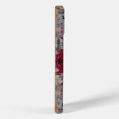 Digitaal Mandala Rood Sinaasappel en Blauw Case-Mate iPhone Case (Achterkant / Rechts)