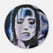 Digitaal meisje magneet (Voorkant)