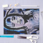 Digitaal meisje tissuepapier (Craft)