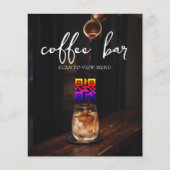 Digitaal menu QR-code (Voorkant)