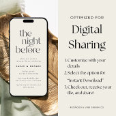 Digitaal minimalistisch repetitiediner kaart