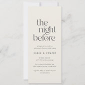 Digitaal minimalistisch repetitiediner kaart (Voorkant)