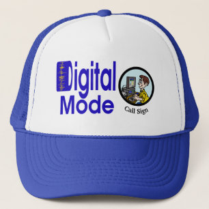 Digitaal Mode-Pet met oproepsignaal Trucker Pet