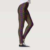 Digitaal Multicolored Retropatroon Leggings (Rechts)