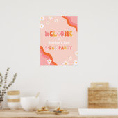 Digitaal of Gedrukt Groovy Welkomstbord Poster (Keuken)