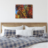 Digitaal olieverf herfstbomen canvasprint canvas afdruk (Insitu (Slaapkamer))