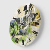 Digitaal ontwerp van wijnglas grote klok (Hoek)