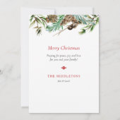 Digitaal Onze 1e Kerst als Grootouders Foto Feestdagenkaart (Achterkant)