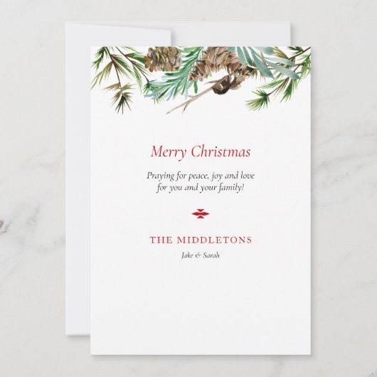 Digitaal Onze 1e Kerst als Grootouders Foto Feestdagenkaart (Achterkant)