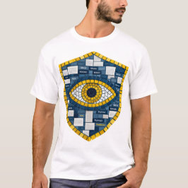 Digitaal Oogsymbool & Futuristische Tech Kunst T-shirt