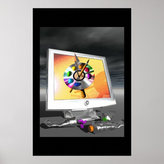 Digitaal palet poster (Voorkant)