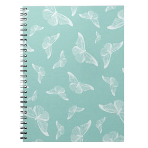 Digitaal papier met butterfly-patroon notitieboek