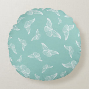 Digitaal papier met butterfly-patroon rond kussen