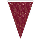 Digitaal papierpatroon vlaggetjes (Derde vlag)