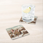  digitaal peperkoekdorp kartonnen onderzetters (Insitu)