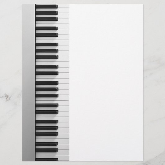 Digitaal piano toetsenbord flyer (Voorkant)