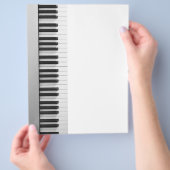 Digitaal piano toetsenbord flyer (Hand)
