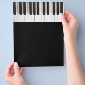 Digitaal pianoklavier flyer (Hand)