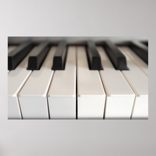 Digitaal pianotoetsenbord poster (Voorkant)